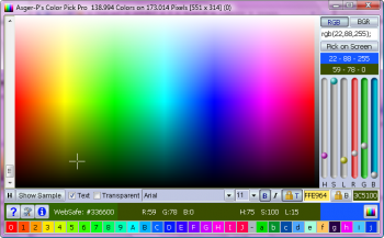 скриншот Asger-P's Color Picker Pro