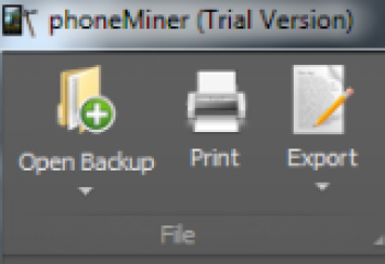 скриншот phoneMiner