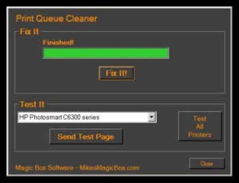 скриншот Print Queue Cleaner
