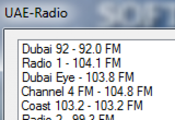 скриншот UAE-Radio 