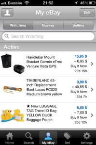 скриншот eBay