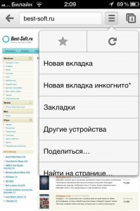 скриншот Chrome