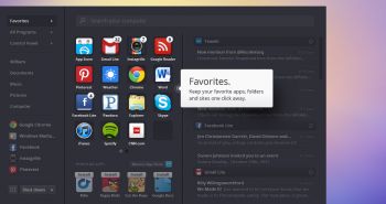скриншот Start Menu for Pokki