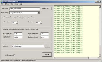 скриншот Offline Map Maker