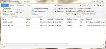 скриншот PDF Compressor
