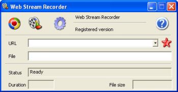 скриншот Web Stream Recorder