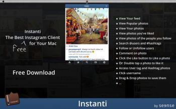 скриншот Instanti for Instagram