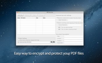 скриншот PDF Security