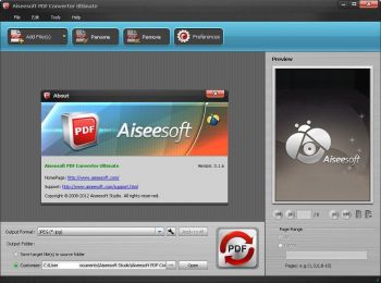 скриншот Aiseesoft PDF to Text Converter