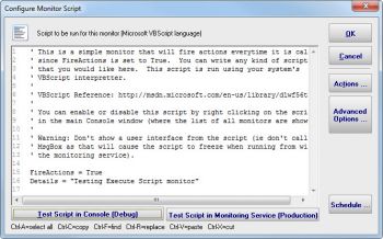 скриншот Script Monitor Service