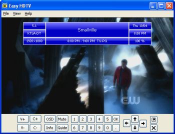 скриншот Easy HDTV