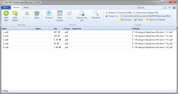 скриншот We PDF Watermark Remover