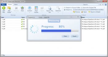 скриншот We PDF Watermark Remover