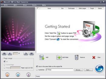 скриншот iMacsoft PDF to Html Converter