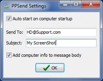скриншот PSSend