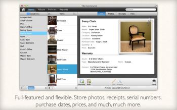 скриншот Home Inventory