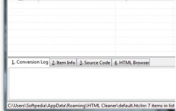 скриншот HTML Cleaner